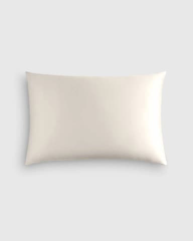 Quince mulberry silk pillowcase in Ivory